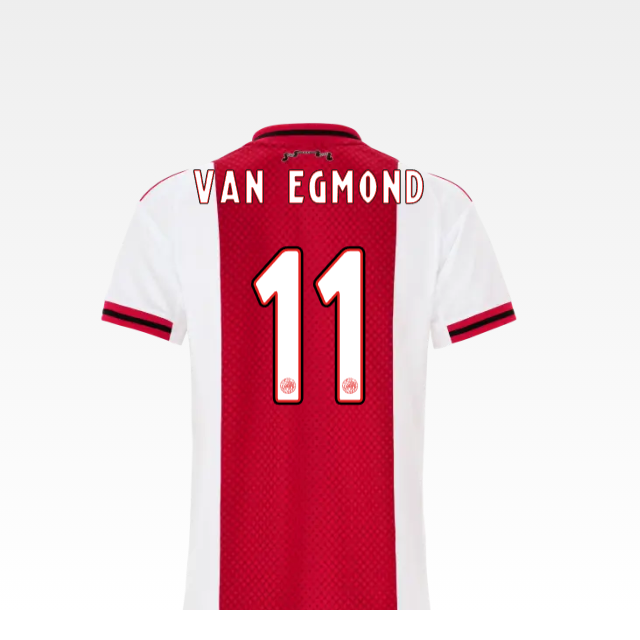 Ajax Jerseys Store – ajax-women home shirt 2025-2026 – 11 van egmond Collection for Fans