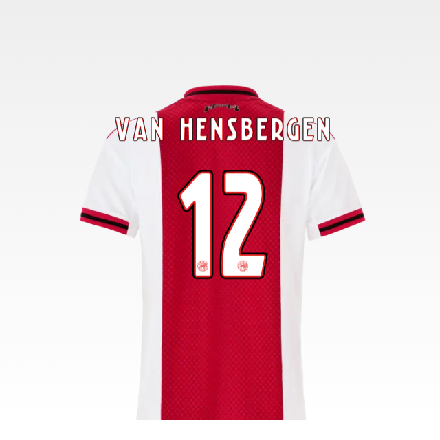 Ajax Jerseys Store – ajax-women home shirt 2025-2026 – 12 van hensbergen Collection for Fans