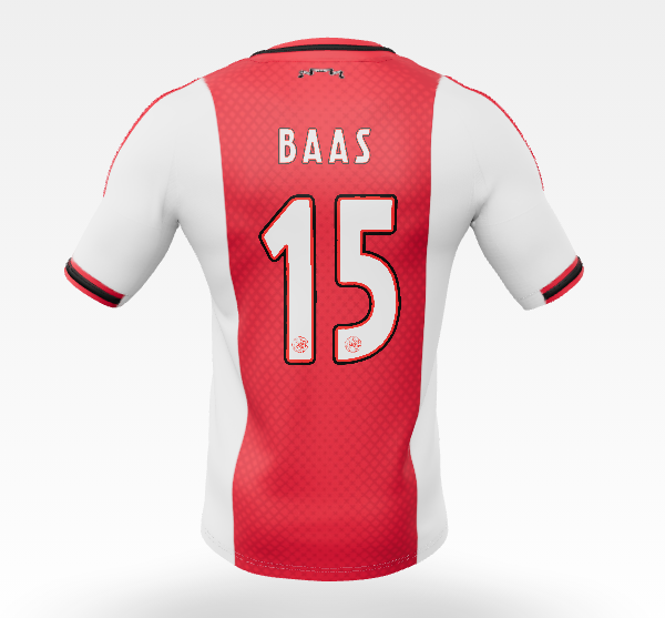 Ajax Jerseys Store – ajax-home shirt junior 2025-2026 – 15 baas Collection for Fans