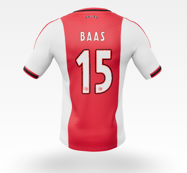 Ajax Jerseys Store – ajax-home shirt senior 2025-2026 – 15 baas Collection for Fans