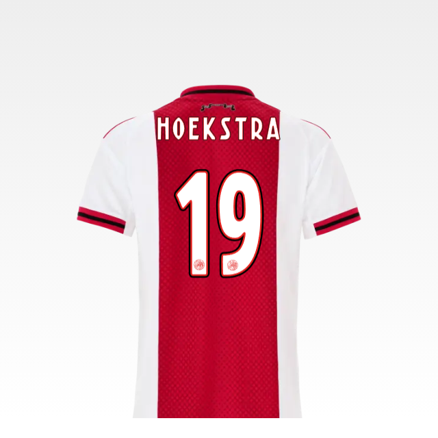 Ajax Jerseys Store – ajax-women home shirt 2025-2026 – 19 hoekstra Collection for Fans