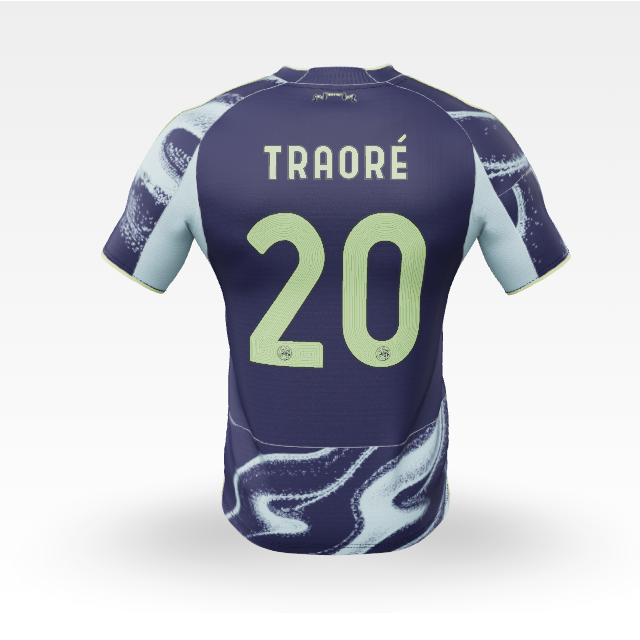 Ajax Jerseys Store – ajax-away shirt junior 2025-2026 – 20 traoré Collection for Fans