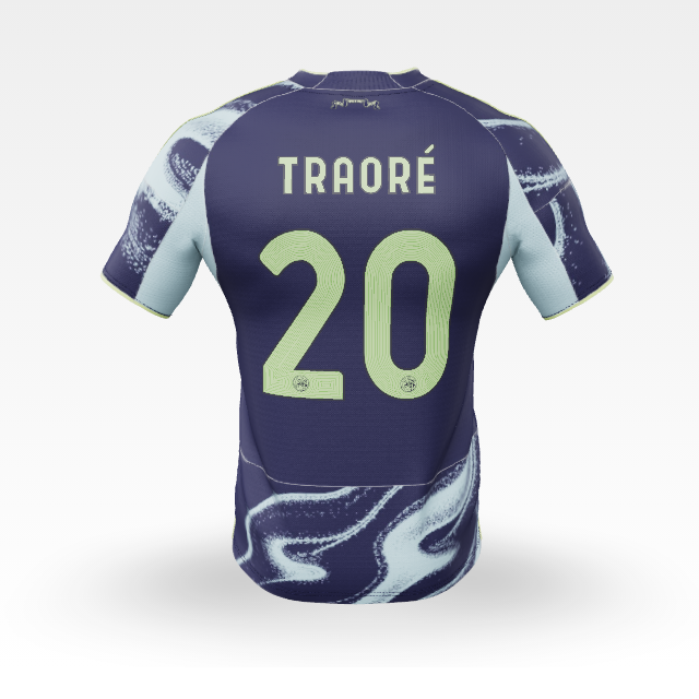 Ajax Jerseys Store – ajax-away shirt senior 2025-2026 – 20 traoré Collection for Fans