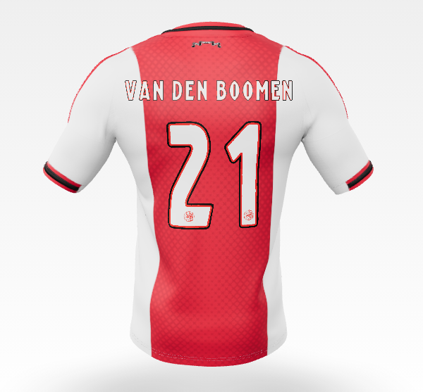 Ajax Jerseys Store – ajax-home shirt junior 2025-2026 – 21 van den boomen Collection for Fans