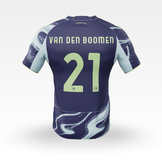 Ajax Jerseys Store – ajax-away shirt senior 2025-2026 – 21 van den boomen Collection for Fans