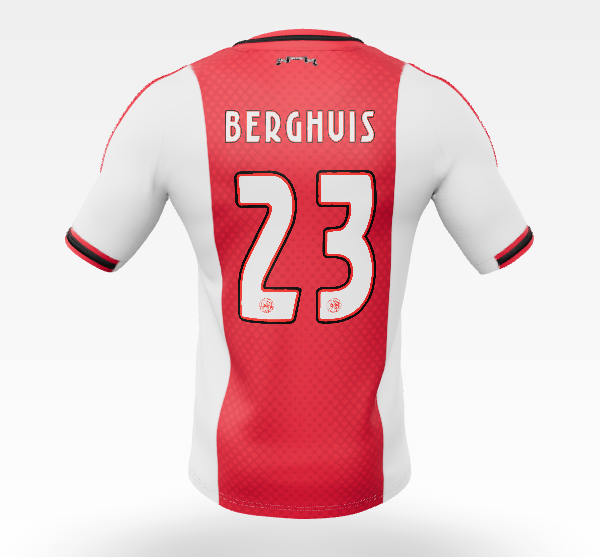 Ajax Jerseys Store – ajax-home shirt junior 2025-2026 – 23 berghuis Collection for Fans