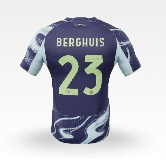 Ajax Jerseys Store – ajax-away shirt senior 2025-2026 – 23 berghuis Collection for Fans
