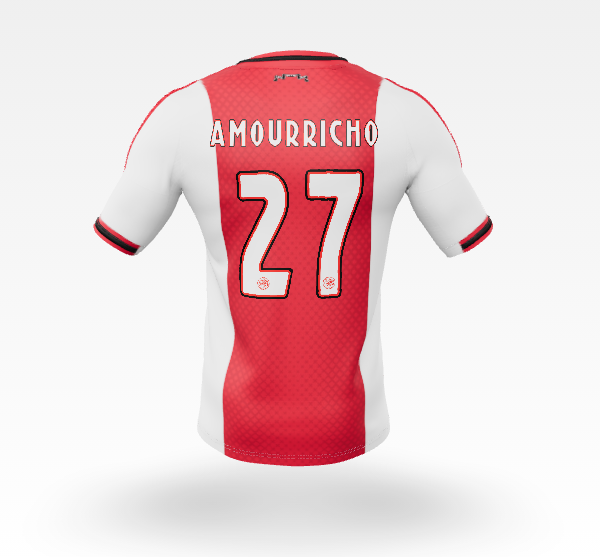Ajax Jerseys Store – ajax-home shirt senior 2025-2026 – 27 amourricho Collection for Fans