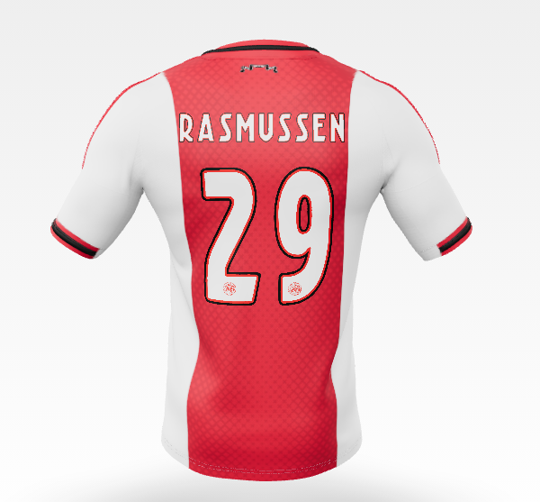 Ajax Jerseys Store – ajax-home shirt junior 2025-2026 – 29 rasmussen Collection for Fans