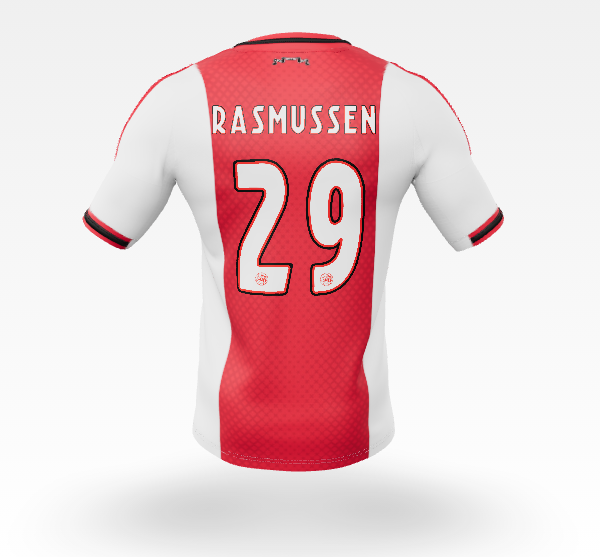 Ajax Jerseys Store – ajax-home shirt senior 2025-2026 – 29 rasmussen Collection for Fans