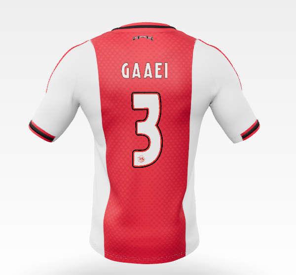 Ajax Jerseys Store – ajax-home shirt junior 2025-2026 – 3 gaaei Collection for Fans