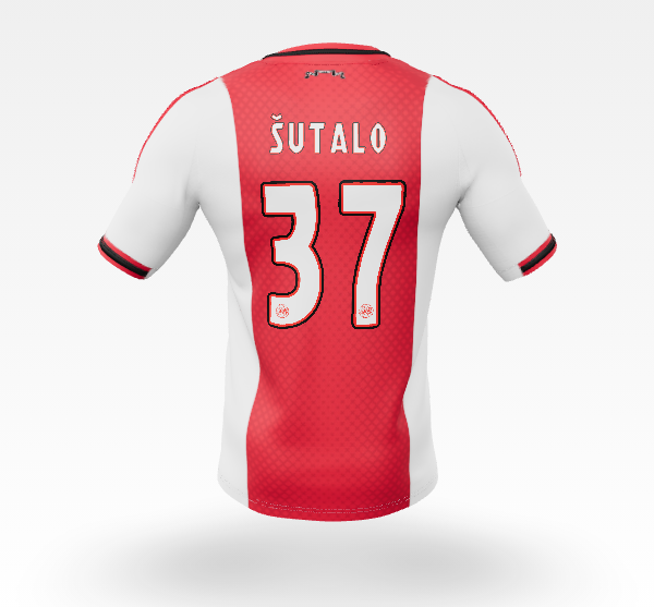 Ajax Jerseys Store – ajax-home shirt senior 2025-2026 – 37 Šutalo Collection for Fans