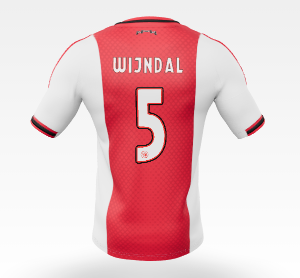 Ajax Jerseys Store – ajax-home shirt junior 2025-2026 – 5 wijndal Collection for Fans
