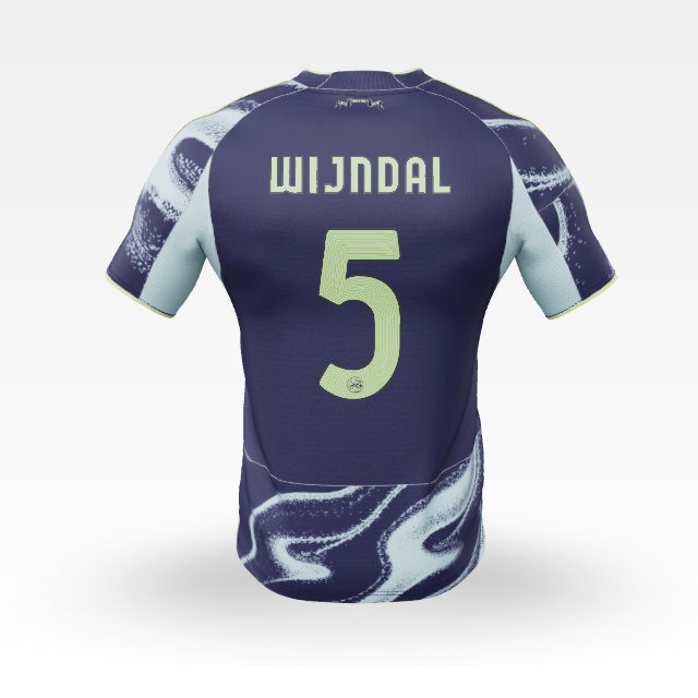 Ajax Jerseys Store – ajax-away shirt senior 2025-2026 – 5 wijndal Collection for Fans