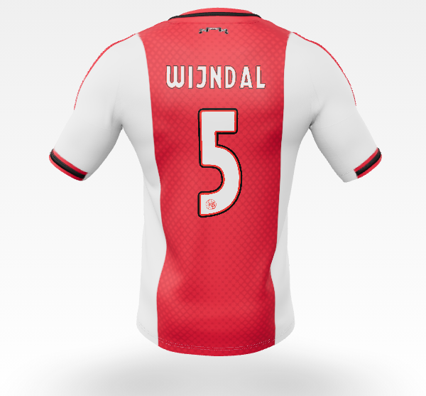 Ajax Jerseys Store – ajax-home shirt senior 2025-2026 – 5 wijndal Collection for Fans