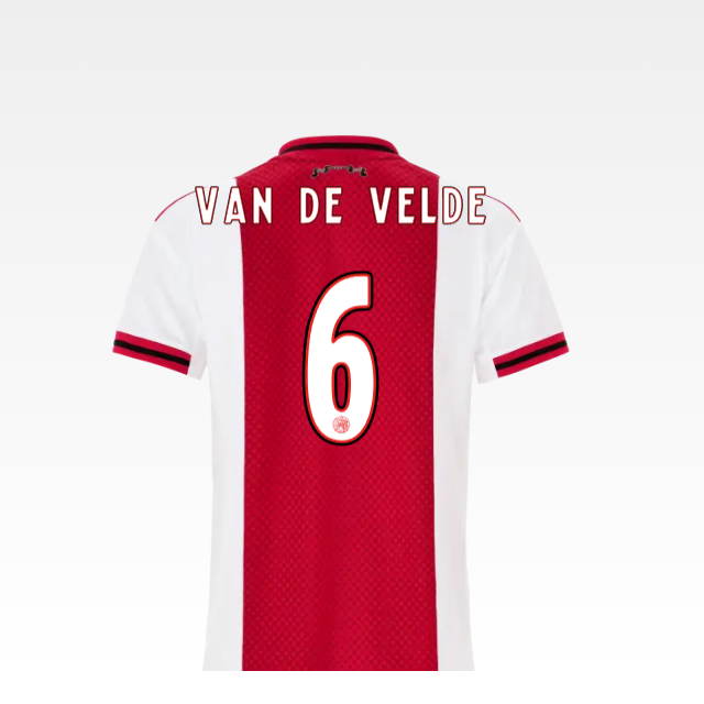 Ajax Jerseys Store – ajax-women home shirt 2025-2026 – 6 van de velde Collection for Fans
