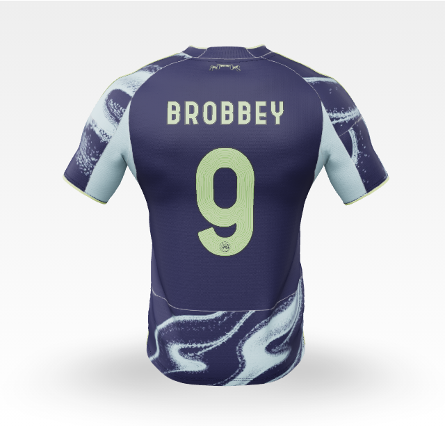 Ajax Jerseys Store – ajax-away shirt junior 2025-2026 – 9 brobbey Collection for Fans