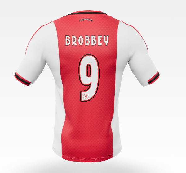 Ajax Jerseys Store – ajax-home shirt junior 2025-2026 – 9 brobbey Collection for Fans